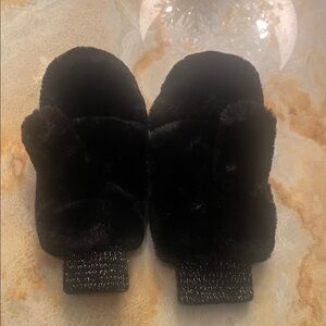 NWOT Lauren Conrad Cozy Black mittens / or fingerless gloves